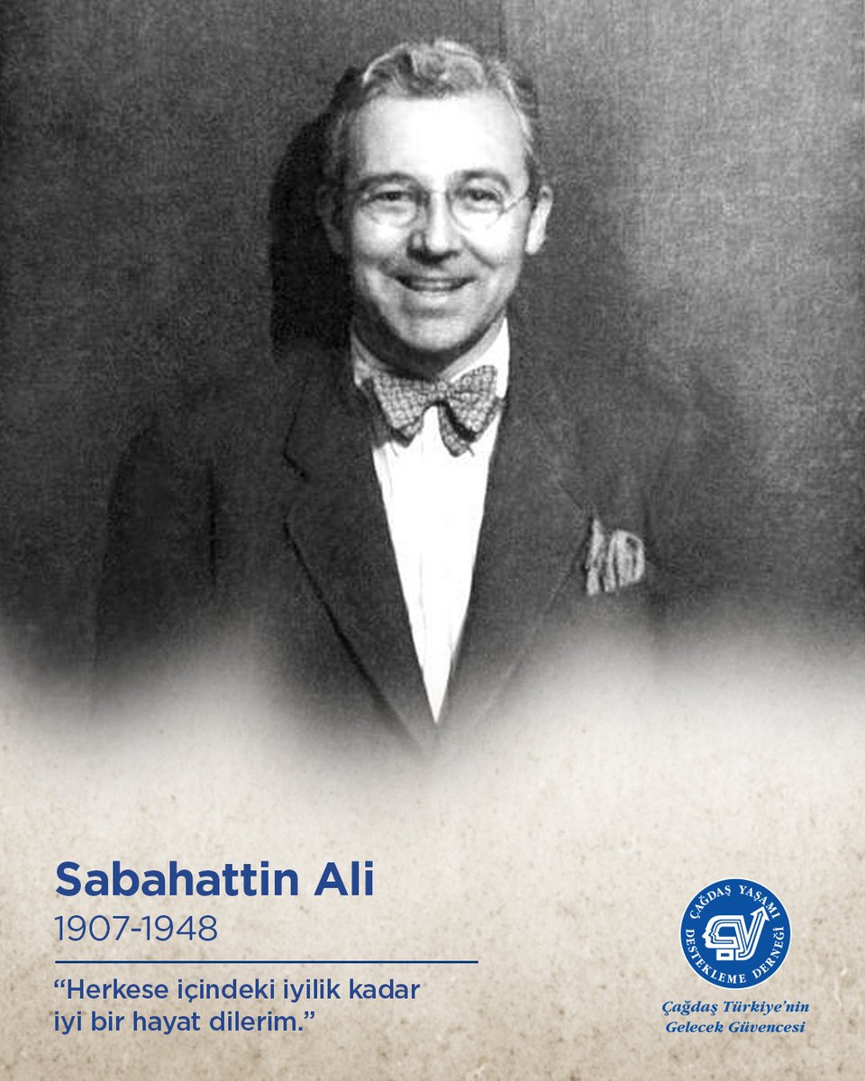 Türk Edebiyatı’na unutulmaz yapıtlar kazandıran büyük ozan ve yazar Sabahattin Ali’yi, alçak bir saldırı sonucu aramızdan koparılışının 78. yılında saygıyla anıyoruz. 
Kalemiyle gerçeği dile getiren, insanın iç dünyasını derinlikli bir dille anlatan Sabahattin Ali’nin bıraktığı