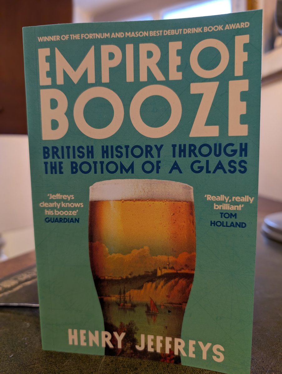 HenryGJeffreys's tweet photo. It's (re)publication day for my first book, Empire of Booze. Been OOP for a few years. Now it's back with a snazzy new jacket. https://t.co/YOOMCPvFvB