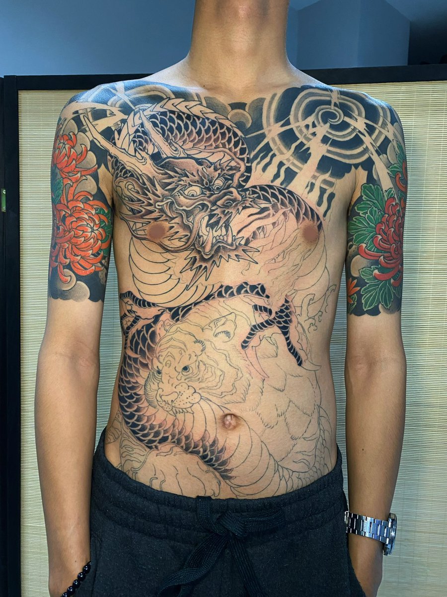 MeasureOg's tweet photo. Irezumi tattoo Japanese https://t.co/9lmKZNIan5
