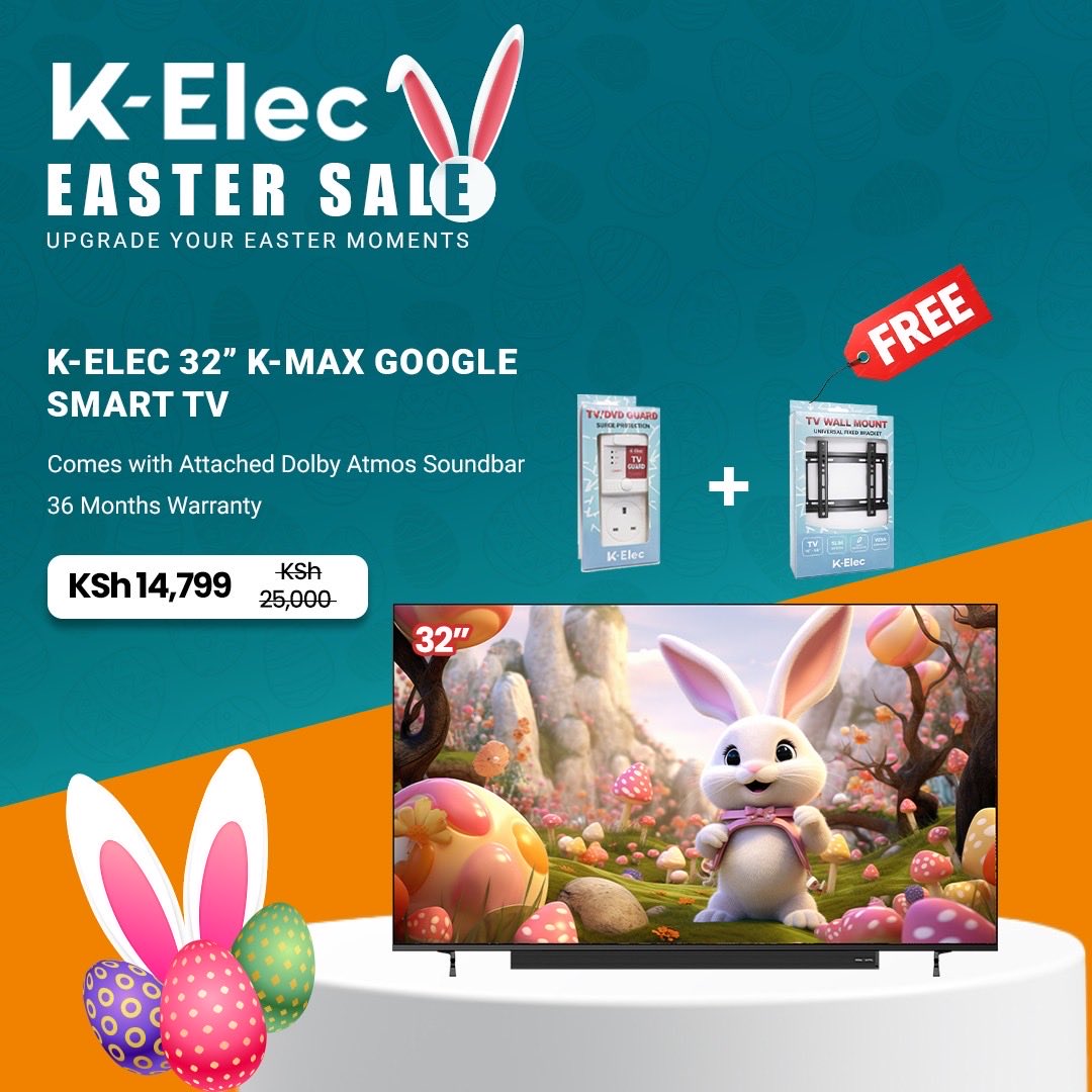 K_ElecKenya's tweet photo. Easter just got better! Shop, save, and celebrate with our amazing deals 🐣✨
Grab your favorites at unbeatable prices before they’re gone. Big discounts waiting just for you
Don’t miss out on our special offers.
🛒 Shop Now
👉 Kilimall: https://t.co/J2SWQSHg9R
👉 K-Elec: https://t.co/fnBpSjNMZg

📞 Call/WhatsApp: 0716 052243

#KElecEaster #EasterHunt #WinWithKElec