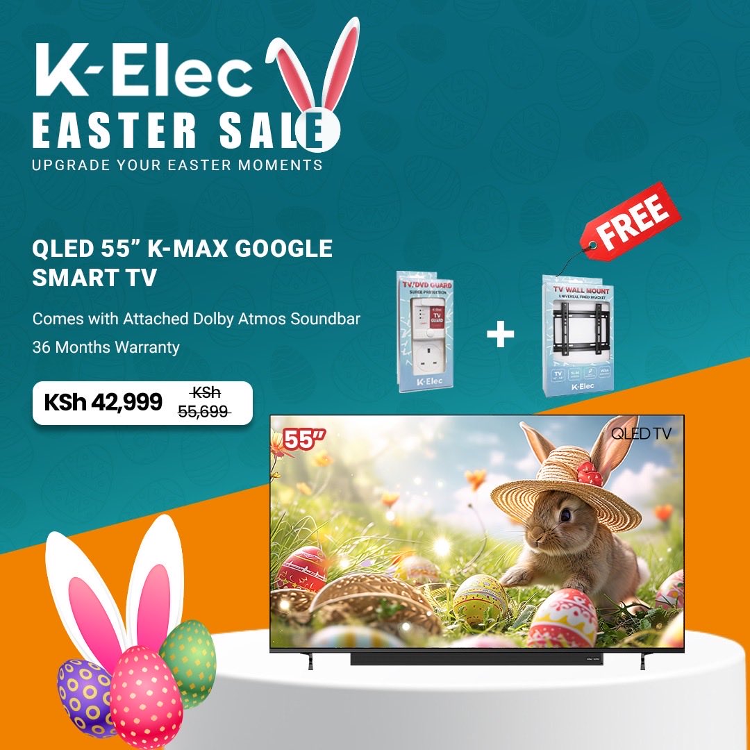 K_ElecKenya's tweet photo. Easter just got better! Shop, save, and celebrate with our amazing deals 🐣✨
Grab your favorites at unbeatable prices before they’re gone. Big discounts waiting just for you
Don’t miss out on our special offers.
🛒 Shop Now
👉 Kilimall: https://t.co/J2SWQSHg9R
👉 K-Elec: https://t.co/fnBpSjNMZg

📞 Call/WhatsApp: 0716 052243

#KElecEaster #EasterHunt #WinWithKElec