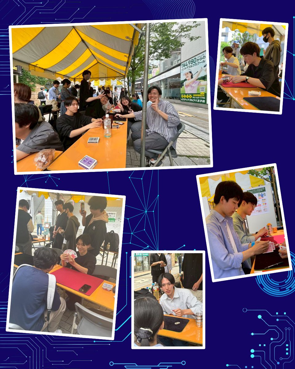 kogakuin_magic's tweet photo. 活動紹介その1【5月：学生天国🃏✨】

八王子駅前で行われるイベントです！新入生のマジックデビュー戦です。
✅ 先輩直伝のマジックを初披露！ ✅ 先輩の演技を間近で体感 

練習の成果を外で試す、最高の1日になります！
#工学院大学 #マジシャンズソサエティ #学生天国 #春から工学院 https://t.co/xtkDaVDQiB