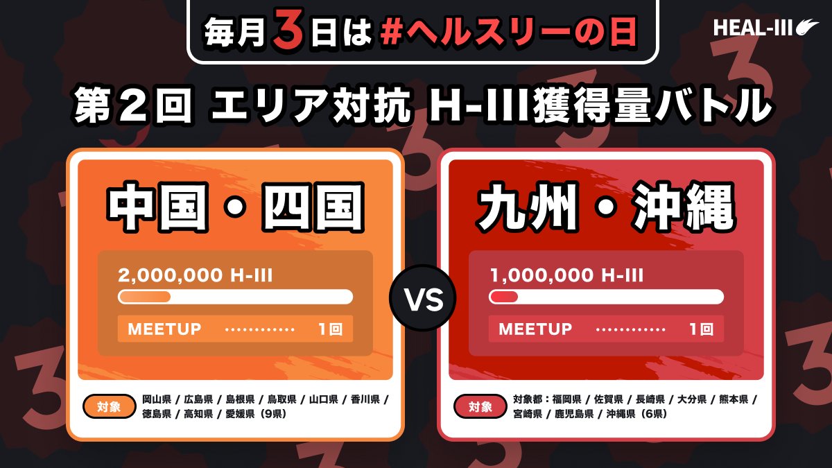HEAL-3 (ヘルスリー)_JP🏃 tweet media