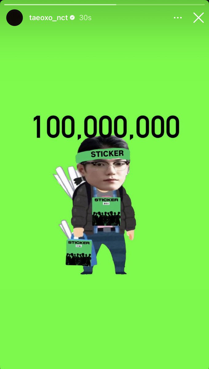 ROLAmagTH's tweet image. พ่อไอติ๊กคือ “แทยง” เองไงล่ะ! หัวหน้าด้อมน้องติ๊ก Sticker โพส IG Story น่ารักมากกกกกก💚

ยินดีกับ 100M ด้วยนะคะ เพลงที่แหวกทุกความเป็นไปได้ในโลก K-Pop ที่สุด✨

🎬 youtu.be/1oYWnbTSang

#NCT127 #Sticker 
#Sticker_100M #TAEYONG