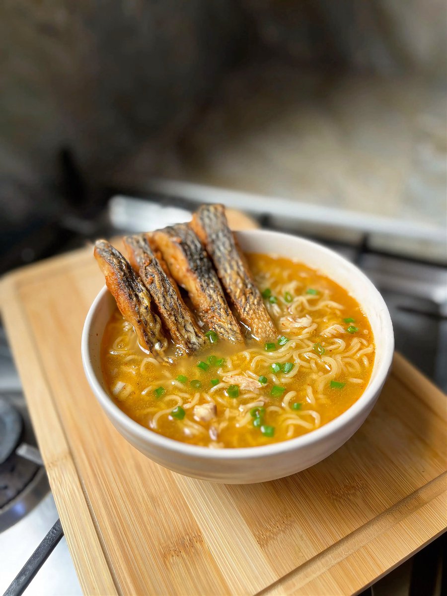 ChefOleley's tweet photo. If you came to my restaurant and requested for tilapia noodles soup this is what I will make for you! https://t.co/DaDv0w4Tqo
