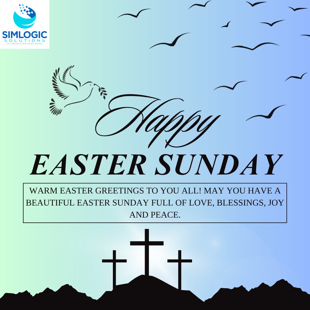 simlogic_sol's tweet photo. Happy Easter to you all! May this Easter Sunday hold many blessings and moments of joy and laughter for you and all your loved ones.

#Easter2026 https://t.co/8dAv6zOLZF
