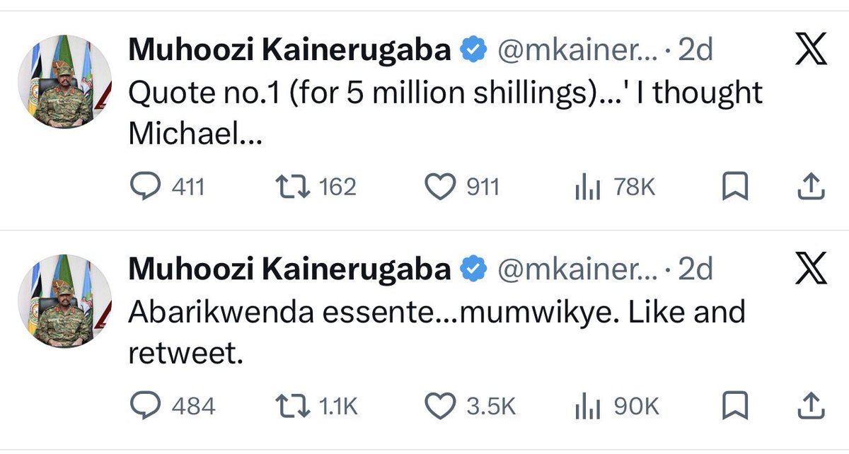 Hon Mwesigye Frank tweet media