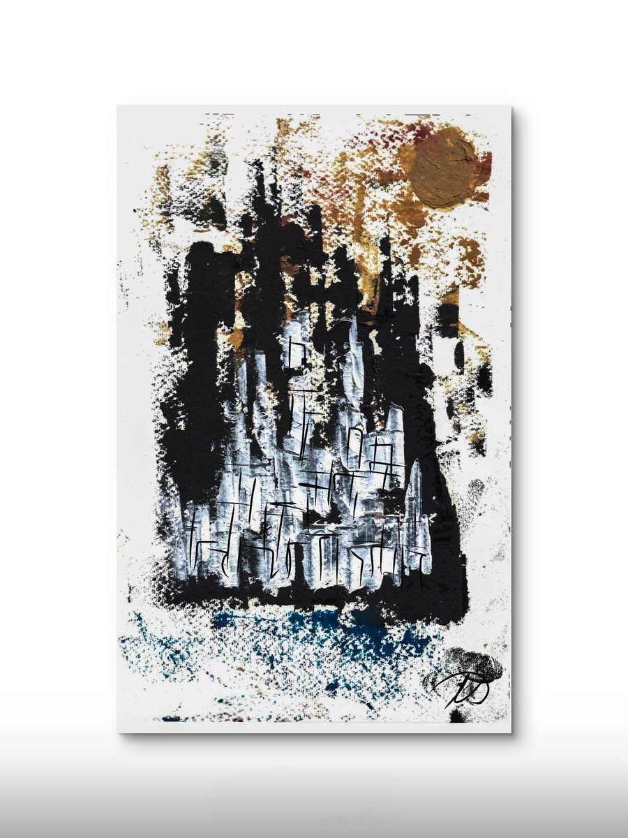 Figure 4

Stripped back. Raw. Uncompromising.

This piece leans into contrast deep blacks, fractured whites, and earthy golds colliding to form a city that feels heavier, more grounded.

olyart.co.uk