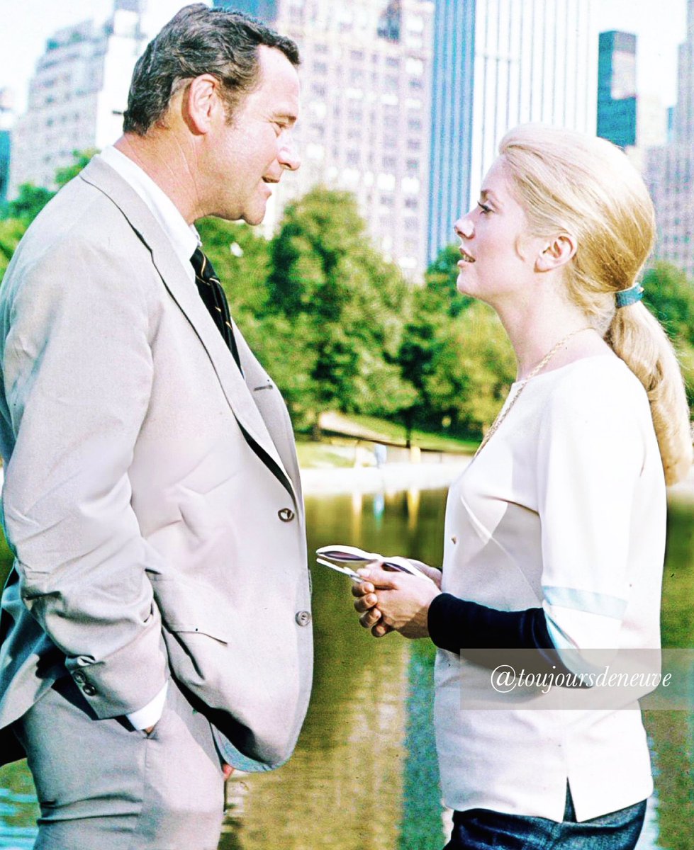 🗽Catherine Deneuve and Jack Lemmon in "The April Fools," an American romantic comedy filmed in New York City / 1969

#CatherineDeneuve #AprilFools