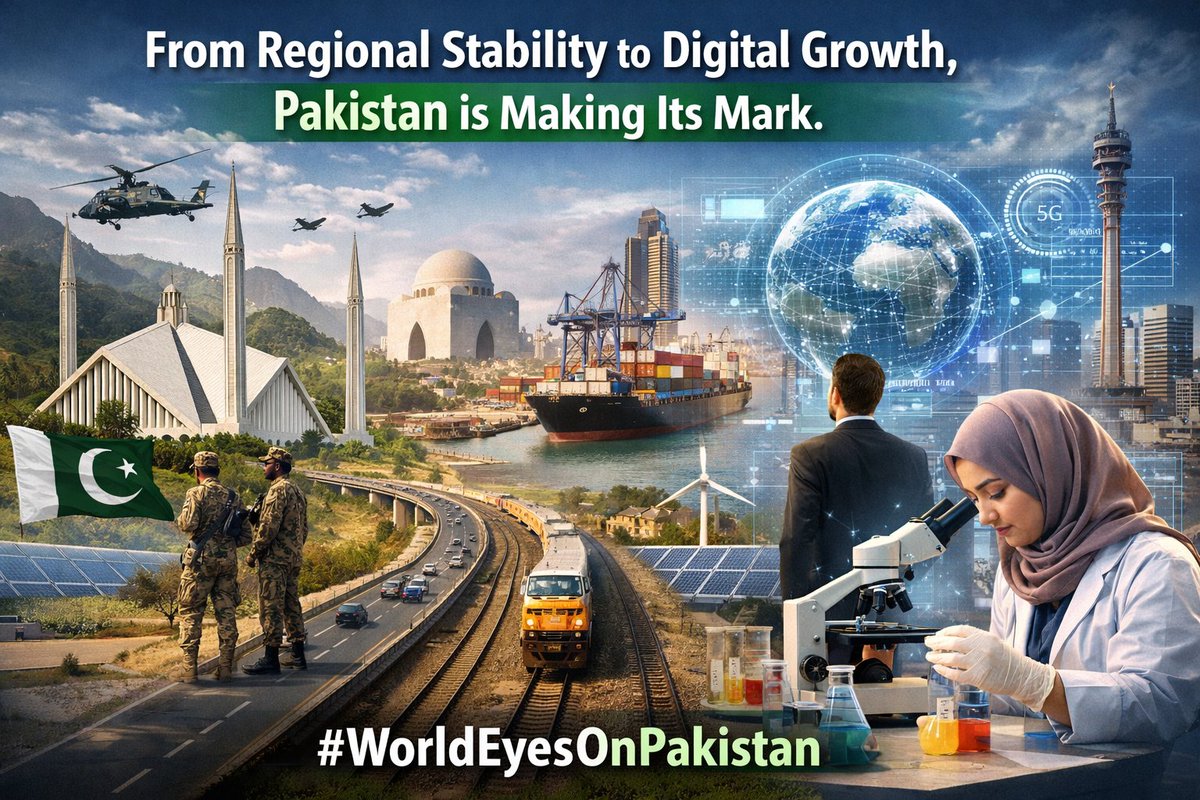 Pakistan’s strategic importance and emerging potential are making it impossible for the world to look away. #WorldEyesOnPakistan