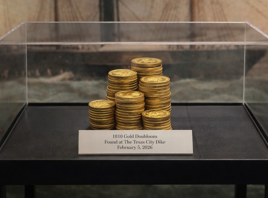 DredgingToday's tweet image. Routine #dredging at Texas City Dike discovers #goldcoins, lost #pirate treasure

dredgingtoday.com/2026/04/02/rou…