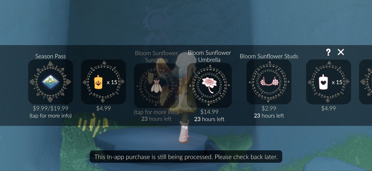I want my refund if I’m not gonna get this dress. I have less than 23 hrs before the event ends <a href="/thatskygame/">Sky: Children of the Light</a> 

#thatskygame