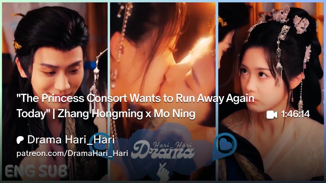 DramaHari_Hari's tweet image. [Now on Patreon] 👇Link👇 #zhanghongming x #moning

patreon.com/posts/princess…