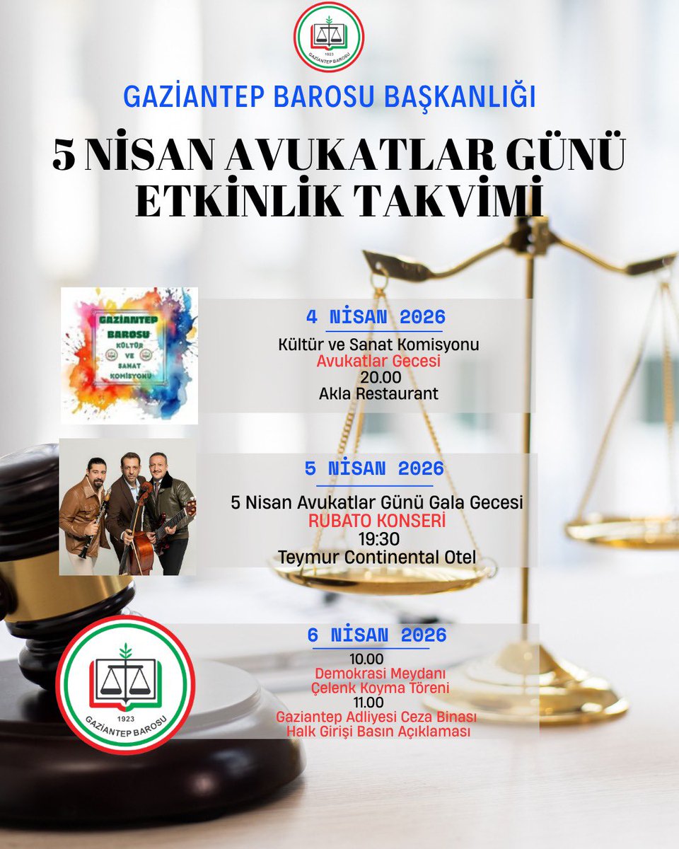 GAZİANTEP BAROSU tweet media