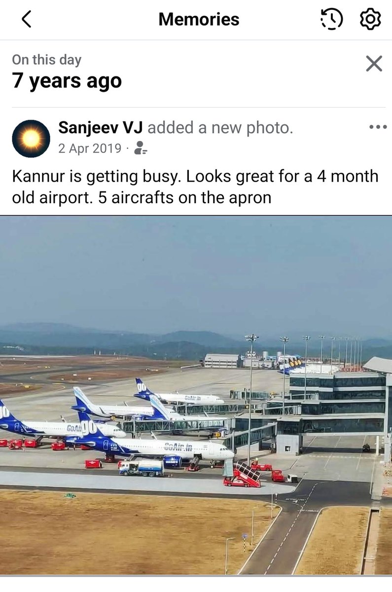 Memories : On this day, 7 years ago...

#kannurairport #kannurinternationalairport #kannur #airportCNN #vokncnn #goair #indigoairlines