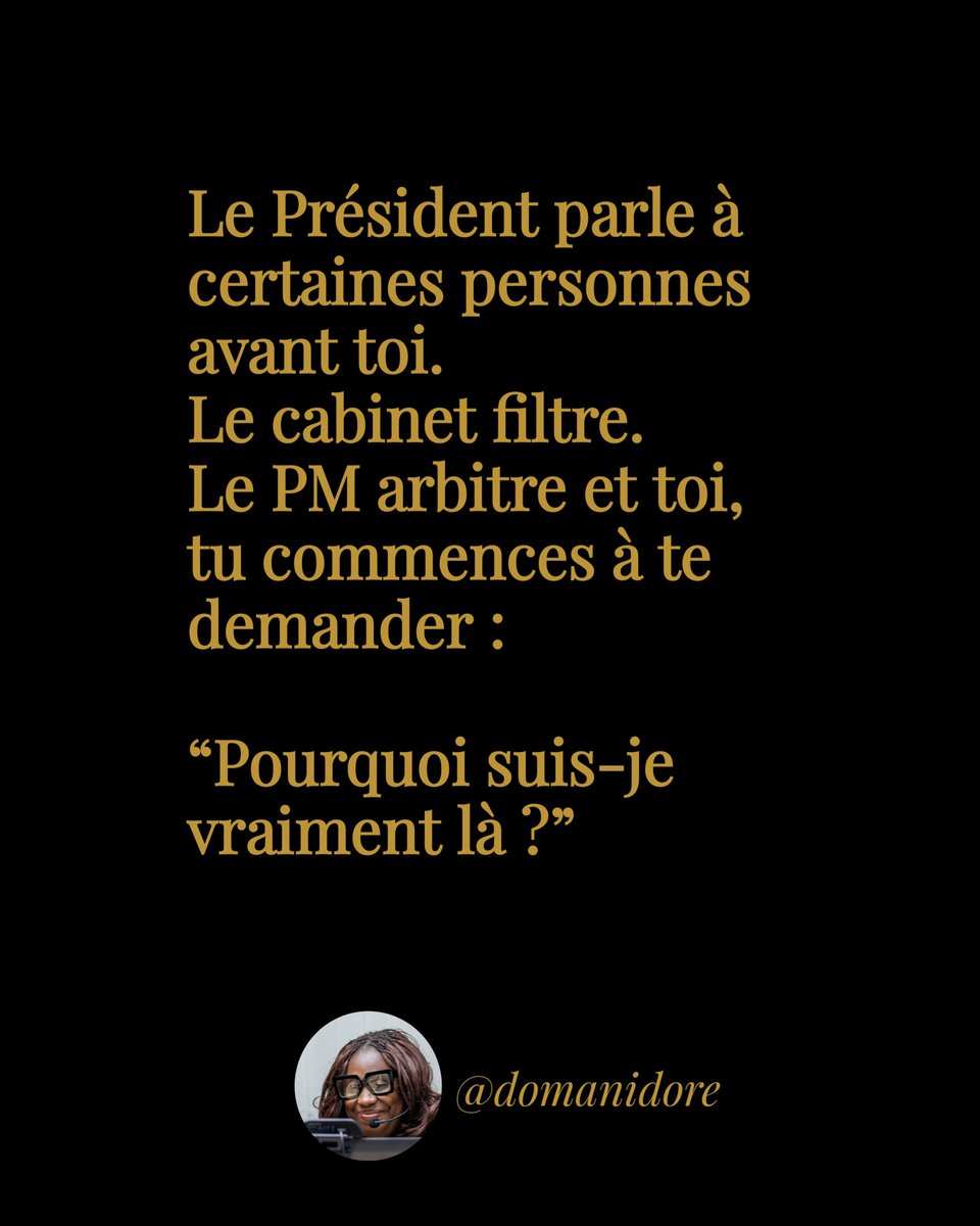 Domani DORÉ | Coach Politique tweet media