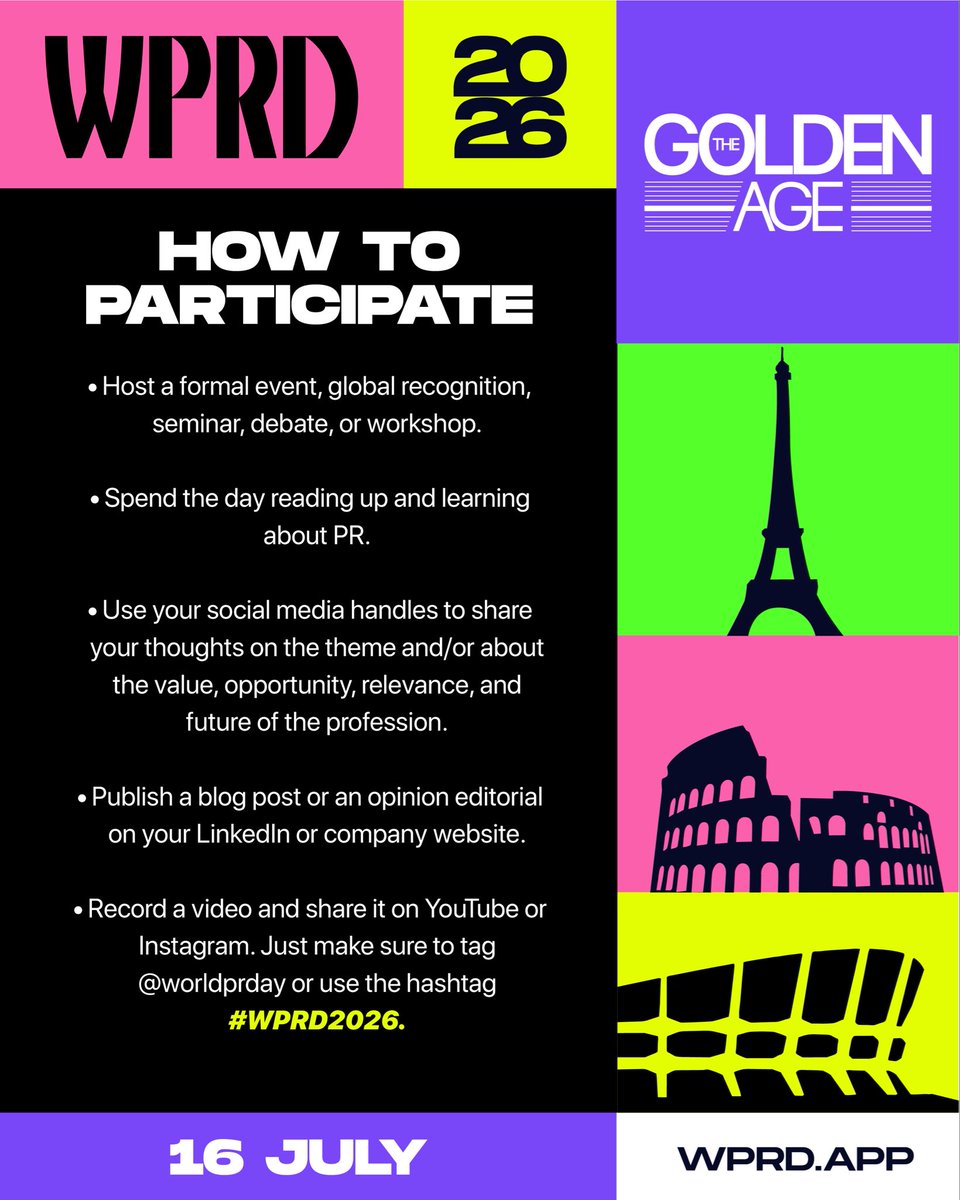 World PR Day tweet media