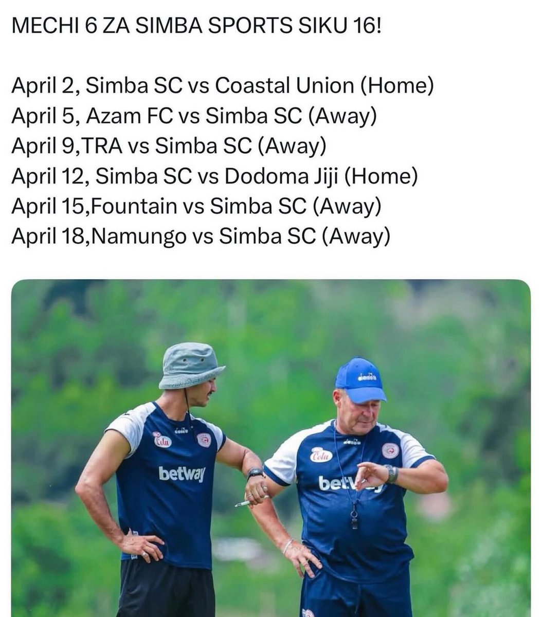 <a href="/SimbaSCTanzania/">Simba Sports Club</a> Mbona tunanenepa sisi mashabiki🙌🙌🔥

All the best my team