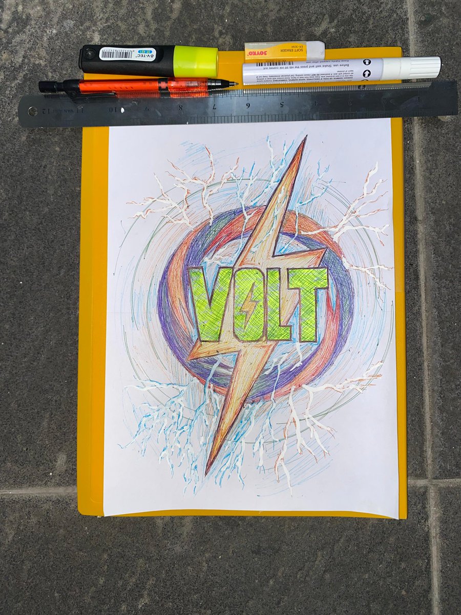 wimpydwi's tweet photo. My VOLT drawing to join the bounty 🔥 by @volt_perps and @poidhxyz hope you guys likes it ❤️
.
#VOLT #HandDraw https://t.co/tY1z1h4AKw