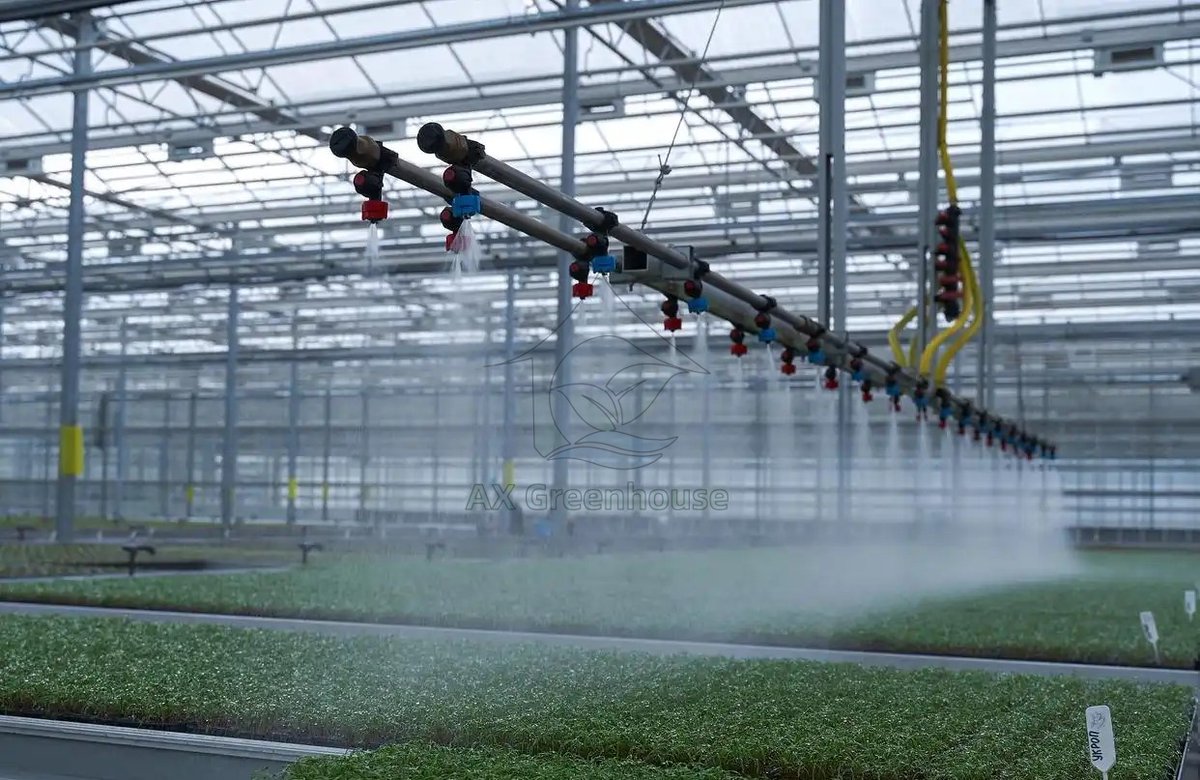 adamsad685's tweet image. 💧 Greenhouse Mobile Sprinkler Irrigation System
Top-track moving, remote control, uniform irrigation to improve efficiency and save water &amp;amp; fertilizer.
📩 info@axgreenhouse.com
🌐 axgreenhouse.com
#axgreenhouse #irrigationsystem #mobilesprinkler