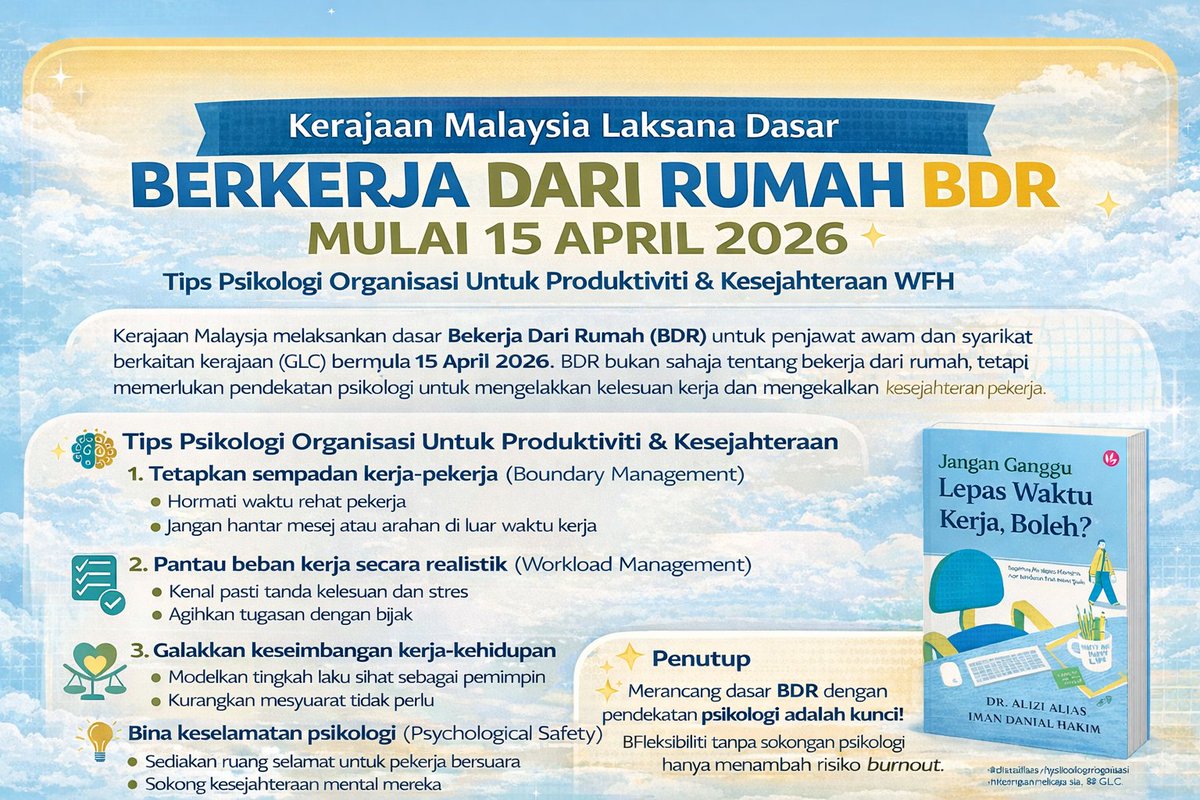 Dr Alizi Alias, Organizational Psychologist tweet media