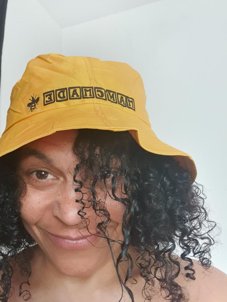 afrochic's tweet photo. Obviously being  afrochic , hats don't always facilitate my fro, so I have to make my own!
#hats #afrochic #buckethat #mancmadeltd #followthemanc https://t.co/TRpQCJz0x5