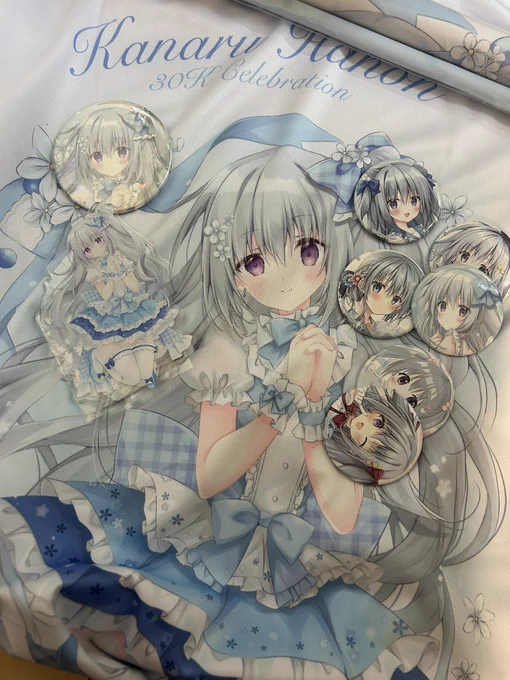 ハノンちゃんの登録者3万人記念のグッズをいただいたよ〜!可愛いが溢れている〜〜