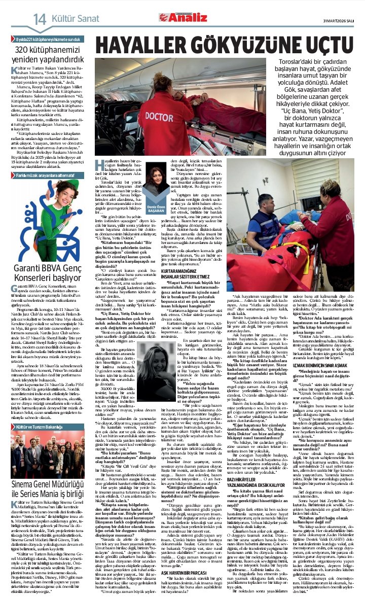 Uçuş Hekimi Ada Gök ile söyleştik..