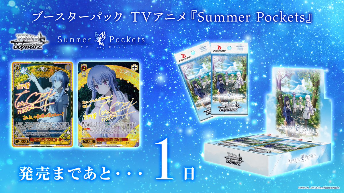 ◤4月10日(金)発売◢ ブースターパック TVアニメ『Summer Pockets