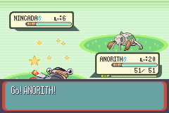 XortaClanc's tweet photo. 🌟 Shiny Anorith 🌟

In Pokémon Ruby after 19146 resets. First fossil shiny for me! https://t.co/ASc9uOVygL