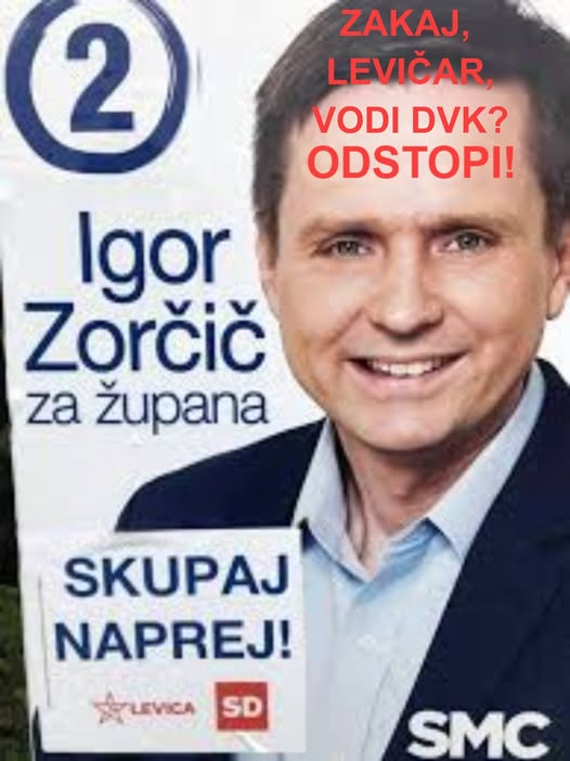 DVK, kjer je levičarstvo doma, ste LEVIČARJEM podarili glas, šele z odvetniki, pa ga je pošteno prejel, zaradi volje volivcev, DESNIČAR!
ODKRITI GOLJUFI V VOLILNI KOMISIJI, Jezus levičarski volivci, pa kaj vam je, kaj vi volite ?!? IGOR ZORČIČ, zahtevamo tvoj ODSTOP, ker kot