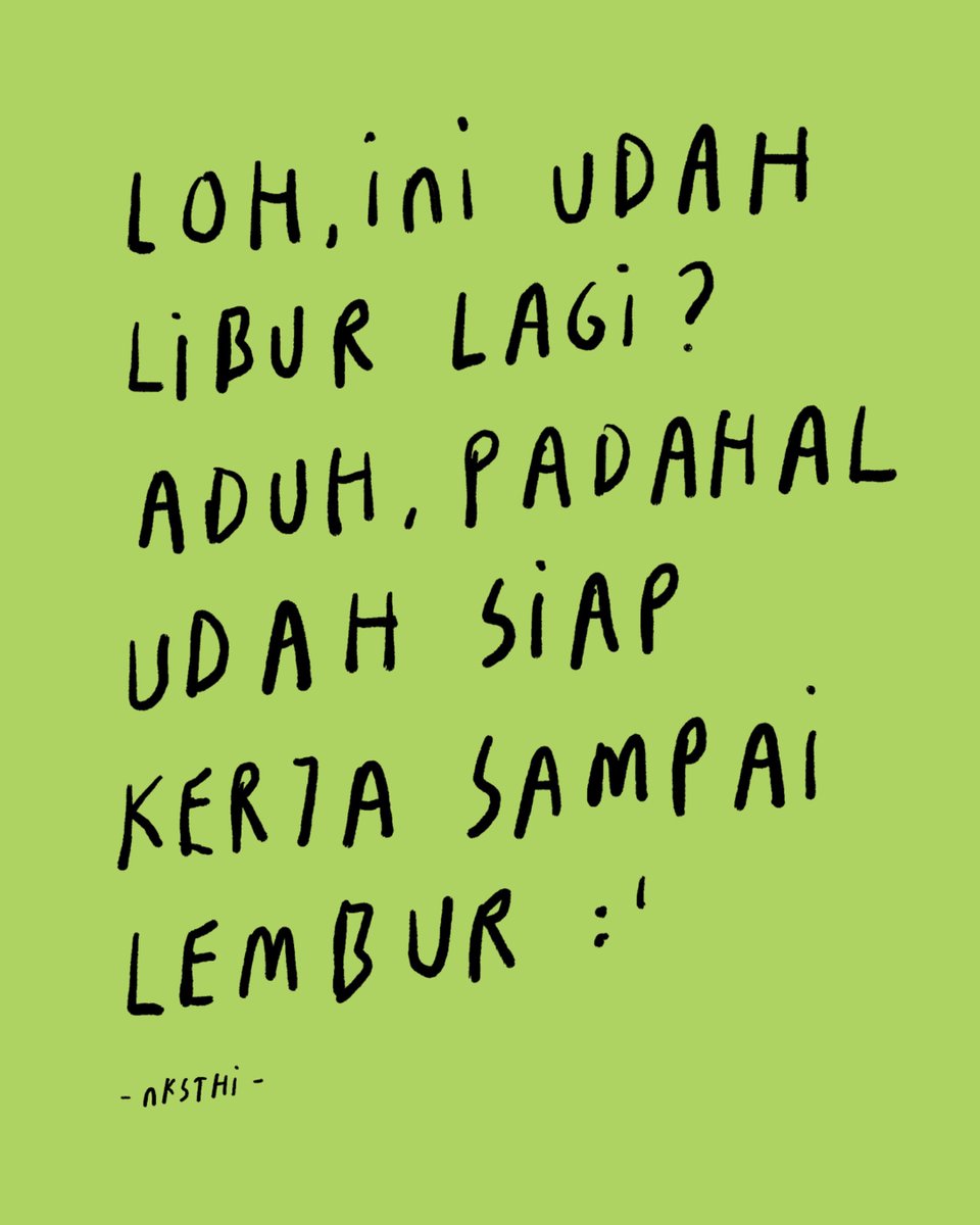 Nanti Kita Sambat Tentang Hari Ini tweet media