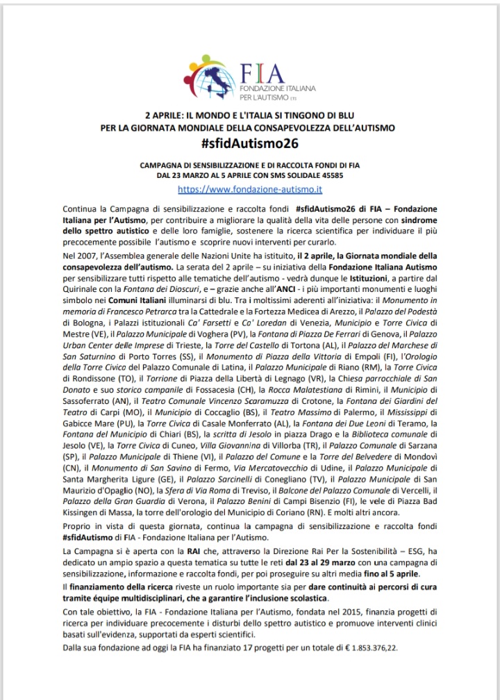 Fondazione Italiana Autismo ETS tweet media