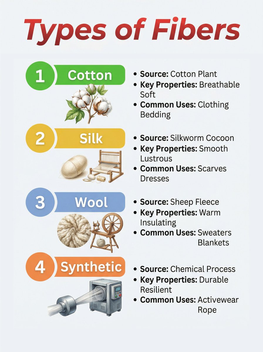 Natural vs synthetic fibers explained 🧵
