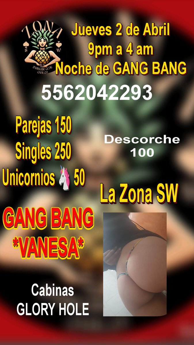 La zona Swinger Chalco tweet media