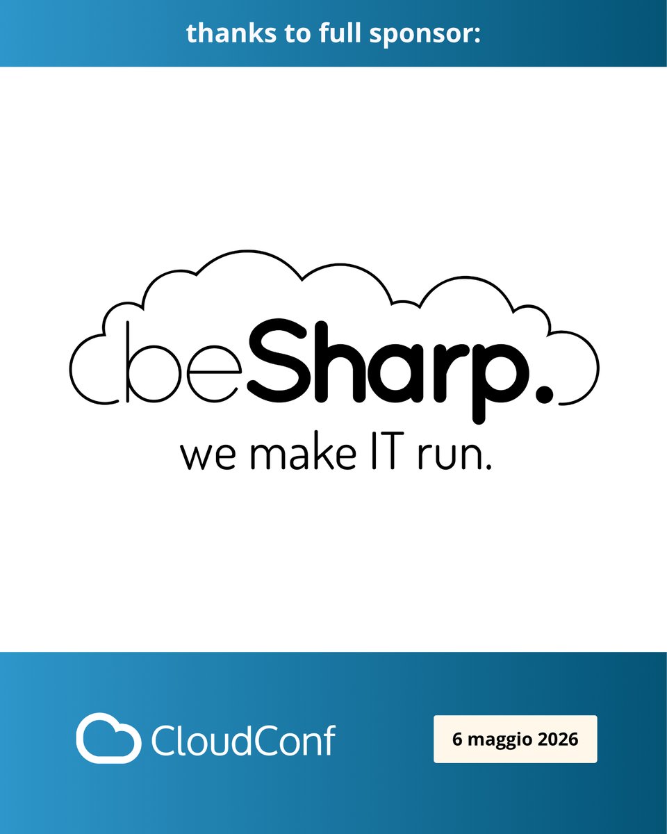 CloudConf tweet media