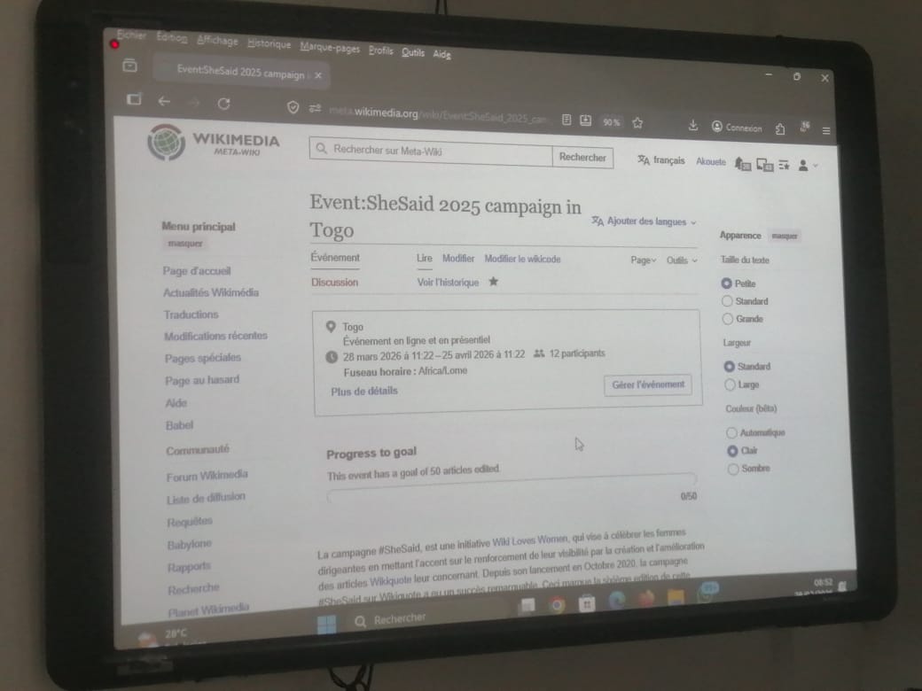 Wikimedia Togo tweet media