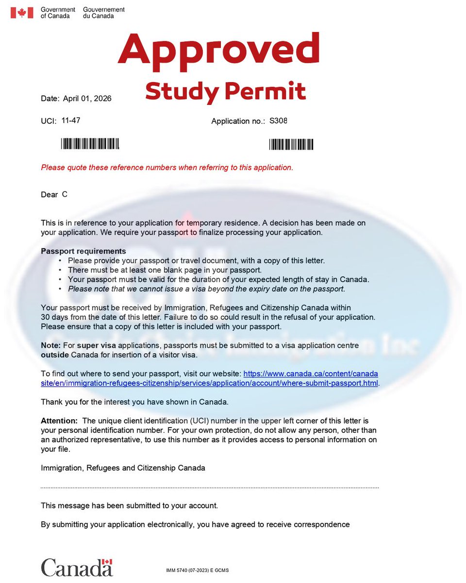 canadachoice1's tweet image. Congratulations to our client.

What a way to start a new Month!. This month must  favour all our clients and followers! 

Send us a DM today and let’s get you started already.

#studyIncanada #visaapproved✔️ #canadianDream #canadachoiceImmi