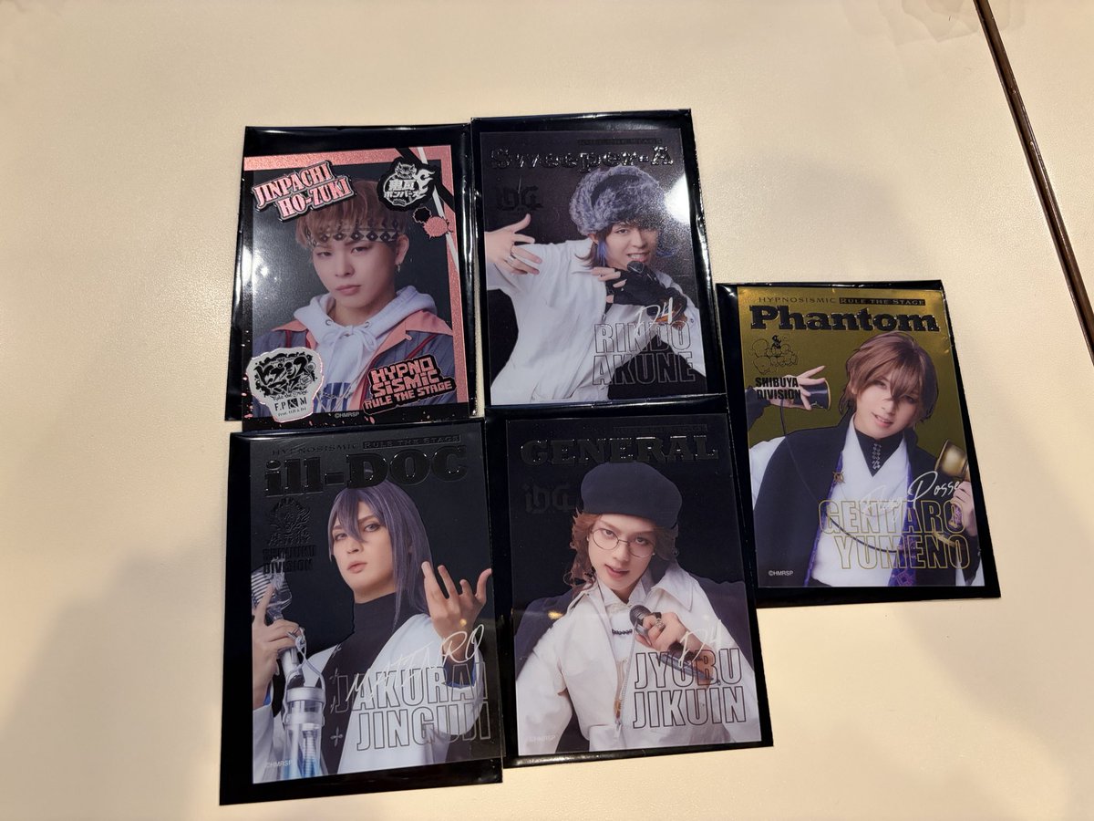 decopri__'s tweet photo. 【交換】ヒプノシスマイク ヒプステ Fling Posse シブヤ 麻天狼 シンジュク 鬼瓦ボンバーズ アサクサ D4  クリアカード クリカ 

譲
写真のもの

求
谷ケ崎(谷ヶ崎) 枠なし

本日ソワレ後手渡し可能

検索からもお気軽にお声掛けください https://t.co/z92daZbROv
