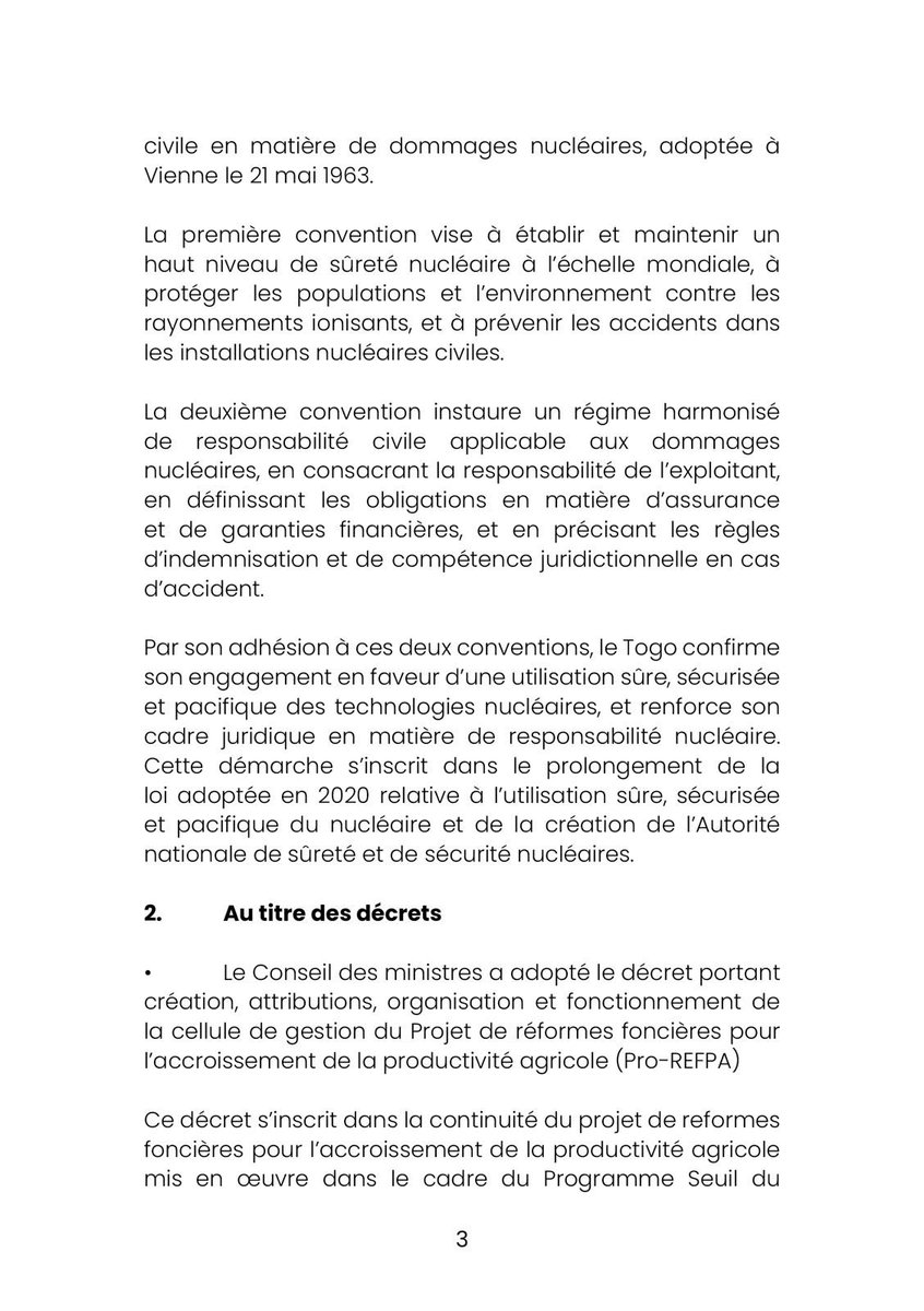 Présidence du Conseil du Togo tweet media