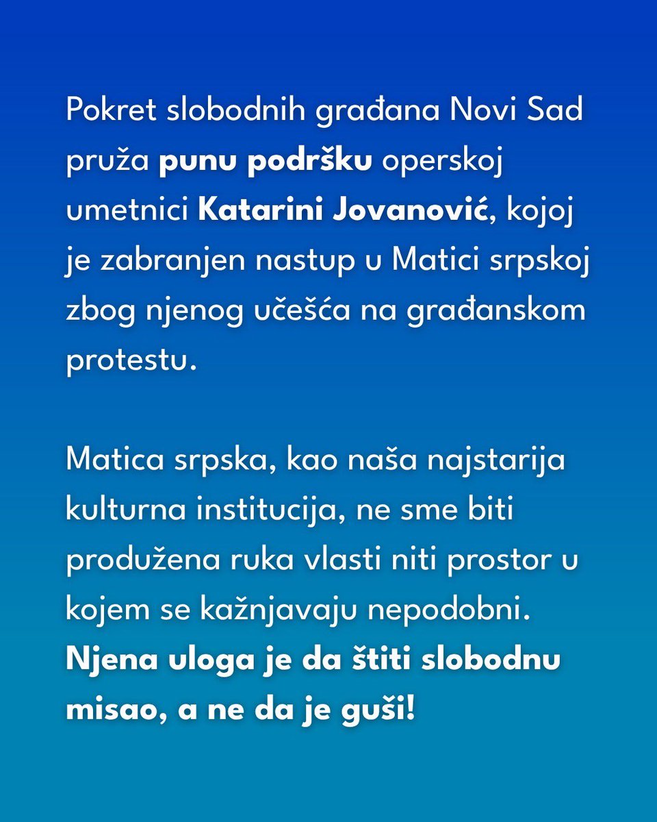 Pokret slobodnih građana Novi Sad tweet media