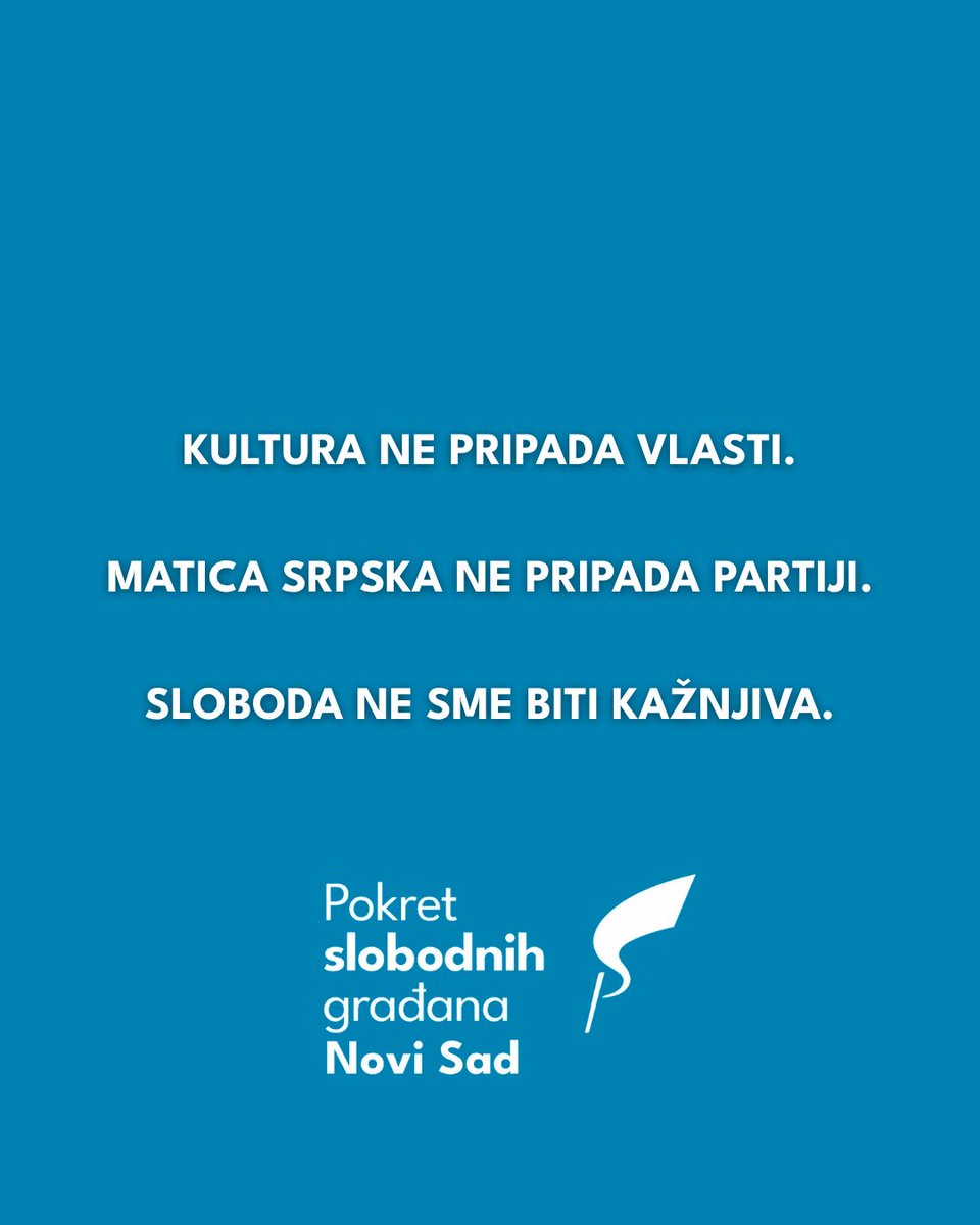 Pokret slobodnih građana Novi Sad tweet media