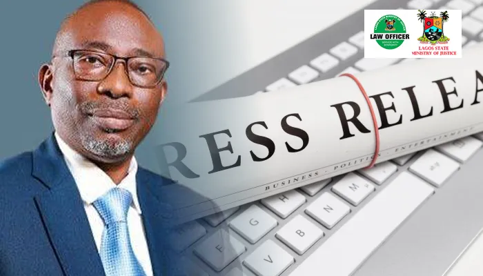 Lagos State Ministry of Justice tweet media