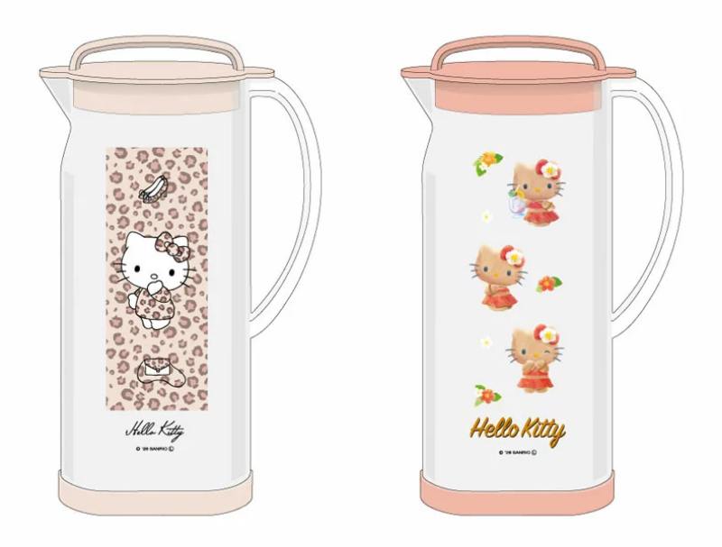 ⚠️新商品📣🆕／ 「ハローキティ冷水筒」2種が登場🥹🐆🌺 1.2L