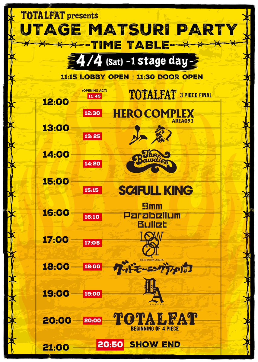 TOTALFAT【25th anniversary】 tweet media