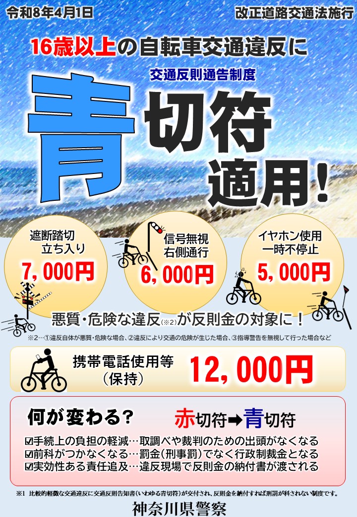 kpp_seya's tweet photo. 令和8年4月6日（月）から15日（水）までの10日間、「春の全国交通安全運動」を実施します。
スローガンは、「新入学児童・園児を交通事故から守ろう」です。
また4月1日より、自転車の交通反則制度が始まりましたので、自転車のルールをもう一度確認しましょう。 https://t.co/lW3yut4cfL