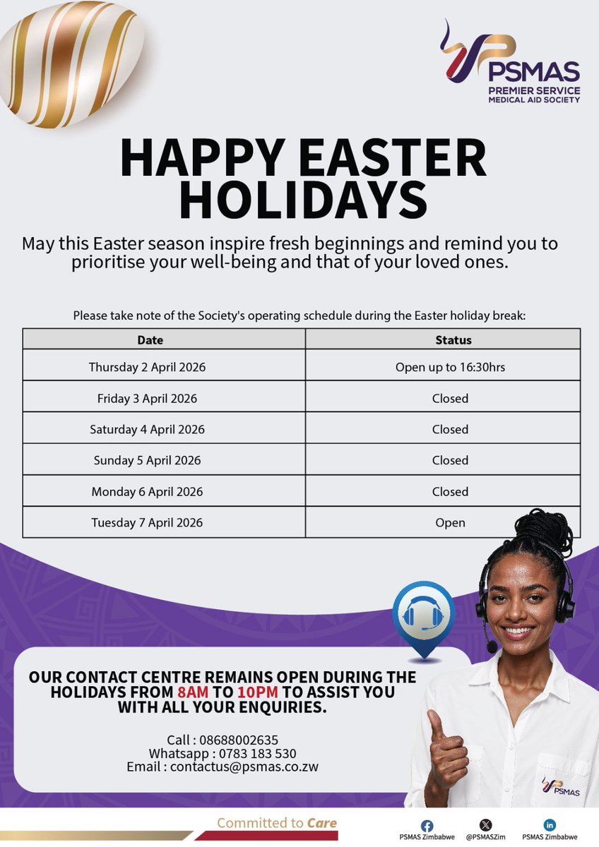 PSMAS Zimbabwe tweet media