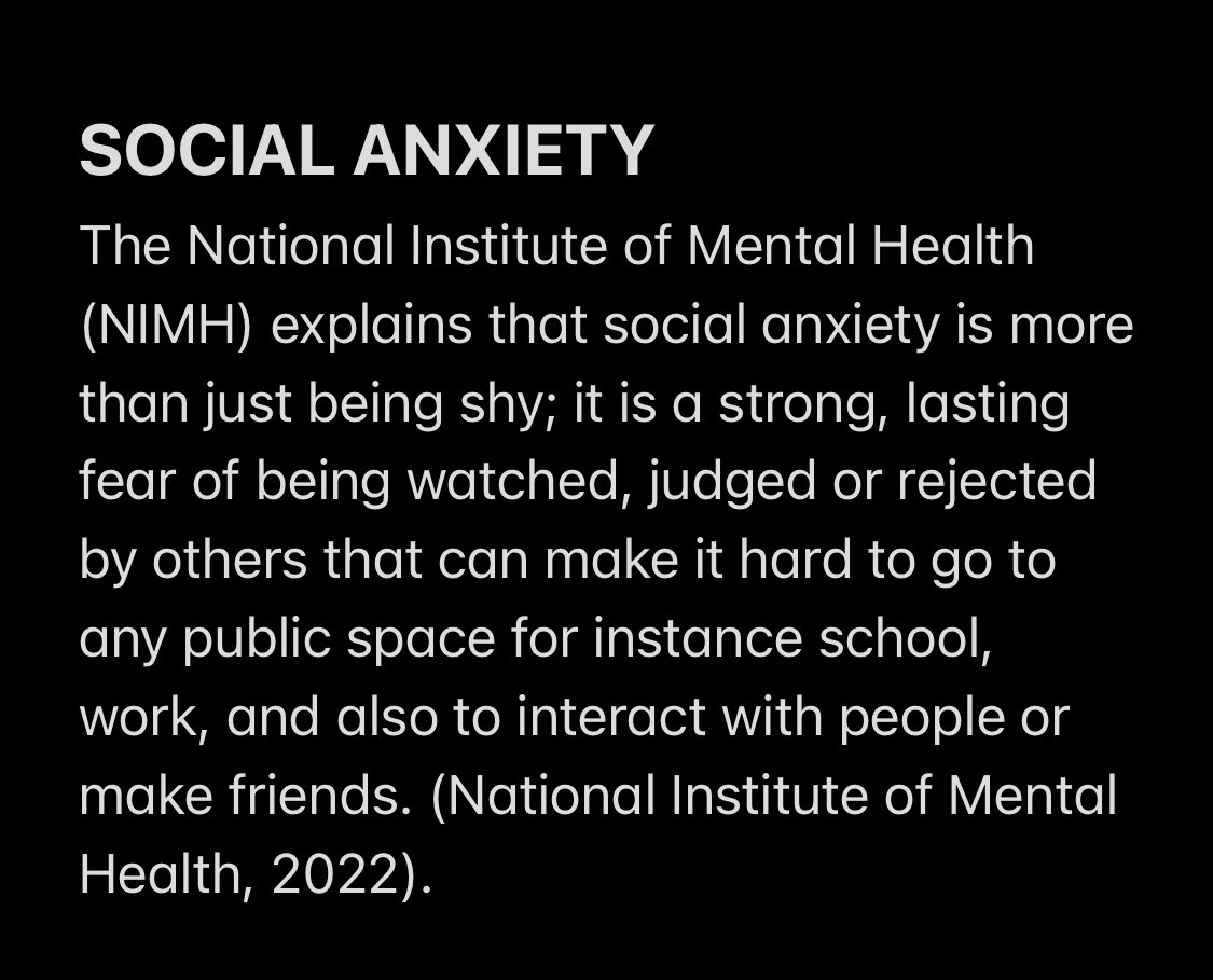 lifeofcephas's tweet photo. Few things to note about “SOCIAL ANXIETY”. https://t.co/eezHX1MN56