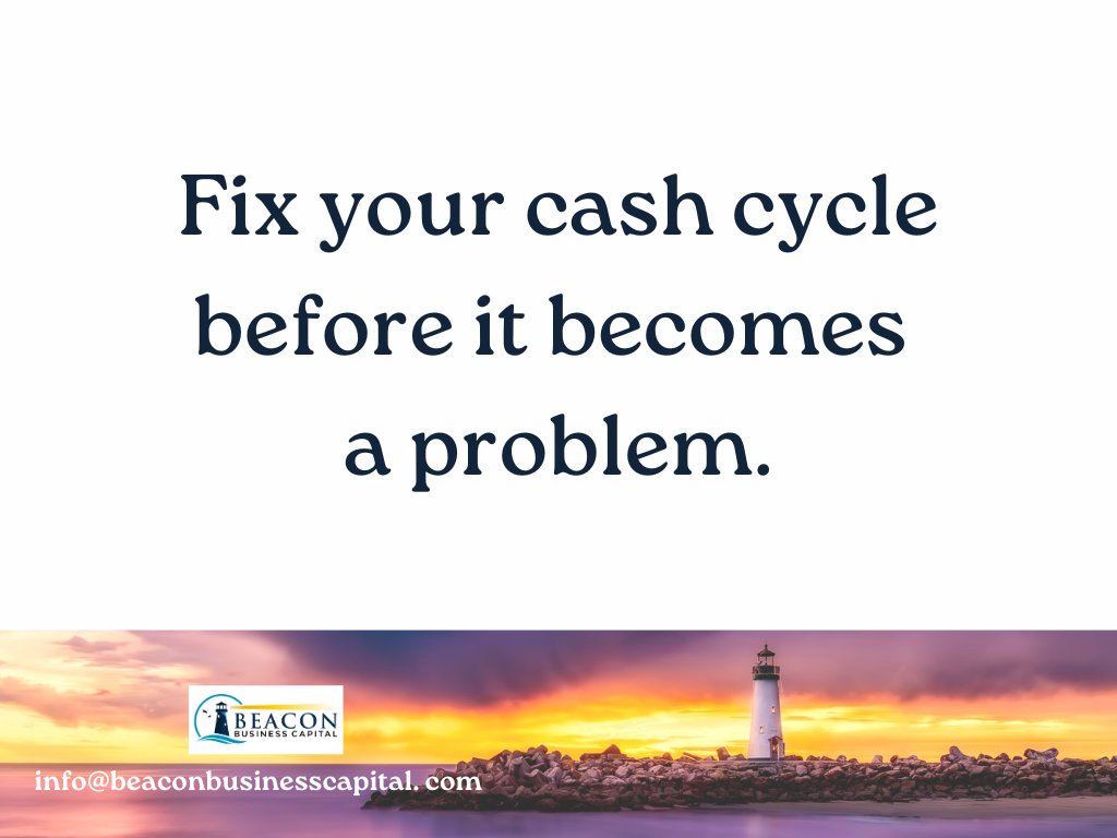 BeaconBusinessC's tweet photo. Fix your cash cycle before it becomes a problem.

Map your cash cycle.
Close the gap between payables and receivables.
Have capital ready before you need it.

#CashFlow #WorkingCapital #SmallBusinessTips https://t.co/NOPMfwviwE