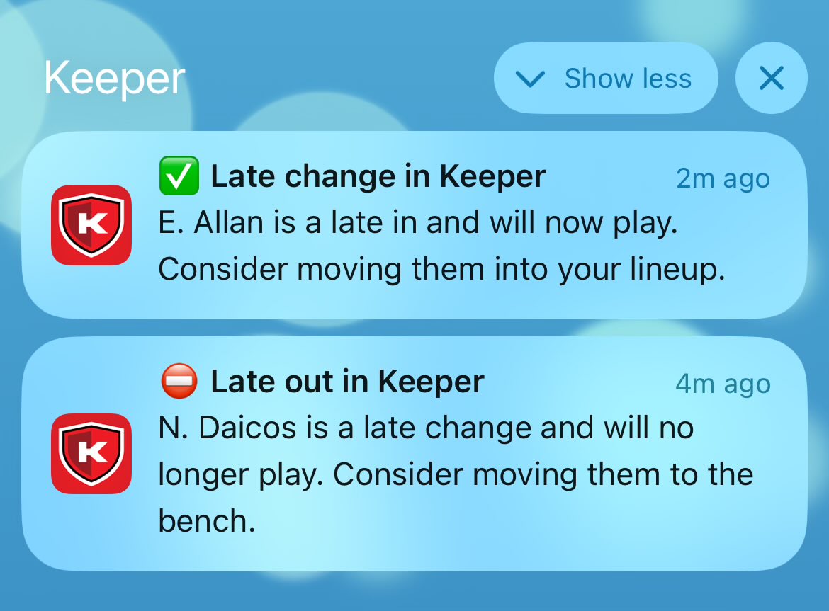 Keeper Fantasy tweet media